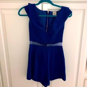 Royal blue women’s romper